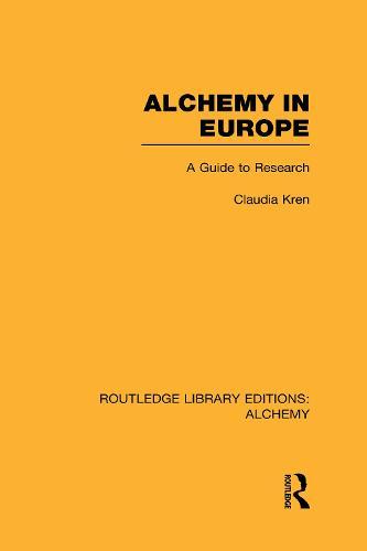 Alchemy in Europe: A Guide to Research