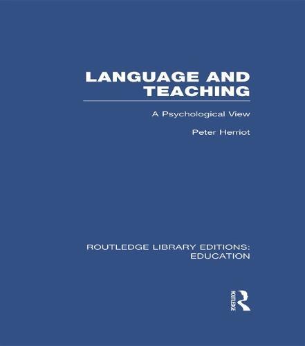 Routledge Library Editions: Education Mini-Set I Language & Literacy 9 vol set