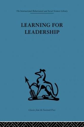Learning for Leadership: Interpersonal and intergroup relations
