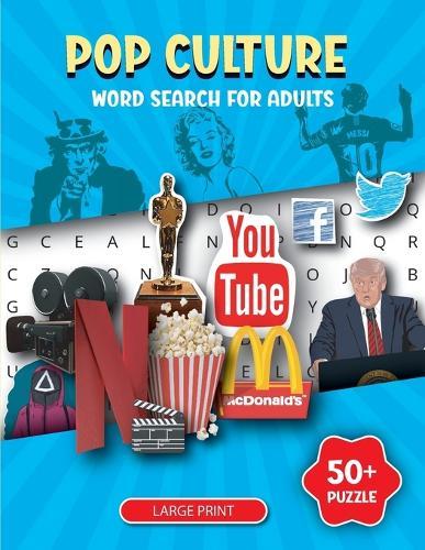 Pop Culture Word Search Book for Adults: Large Print Word Puzzle Book