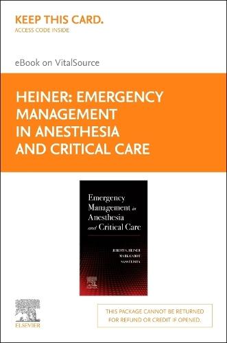 Critical Events in Anesthesia - Elsevier E-Book on Vitalsource (Retail Access Card): a Clinical Guide for Nurse Anesthet