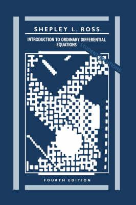 Student Solutions Manual to accompany Introduction to Ordinary Differential Equations, 4e
