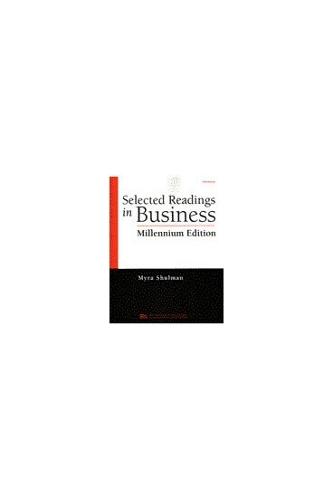 Selected Readings in Business, Millennium Edition TM