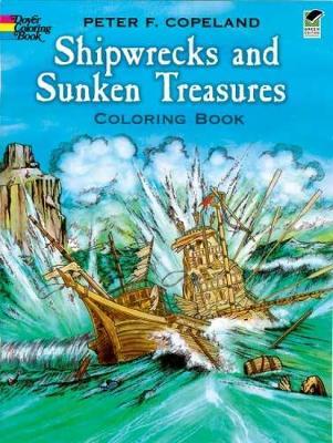 Shipwrecks and Sunken Treasures Coloring Book