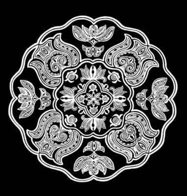 Chinese Indigo Batik Designs