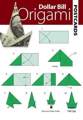 Dollar Bill Origami Postcards