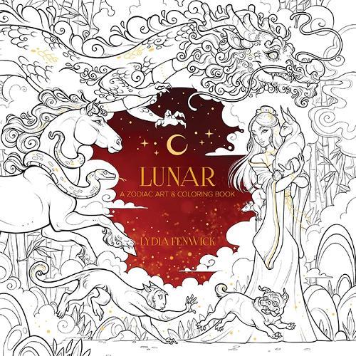 Lunar: A Zodiac Art & Coloring Book