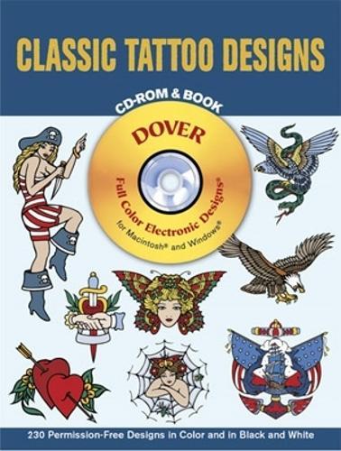 Classic Tattoo Designs CD-ROM and Book