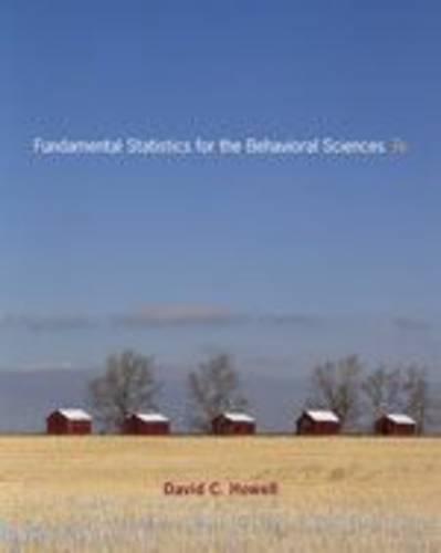 Fundamental Statistics for the Behavioral Sciences