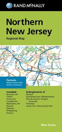 Rand McNally Folded Map: Northern New Jersey Regional Map