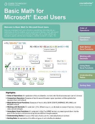 Basic Math for Excel® Users CourseNotes