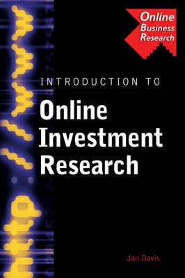 Introduction to Online Investment Research