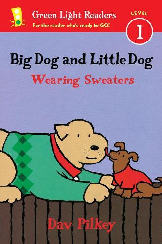 Big Dog And Little Dog Wearing Sweaters Glr L1