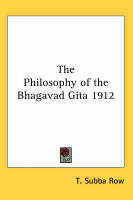 The Philosophy of the Bhagavad Gita 1912