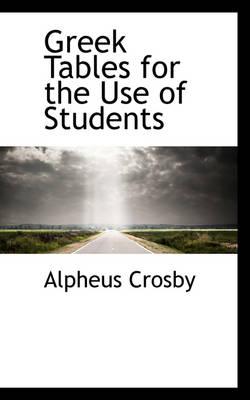 Greek Tables for the Use of Students