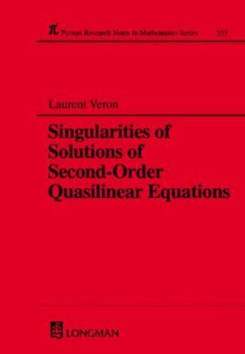 Singularities of Solutions of Second-Order Quasilinear Equations