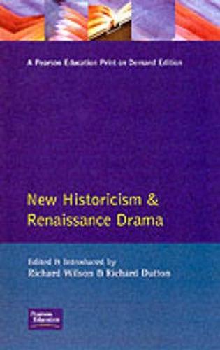 New Historicism and Renaissance Drama