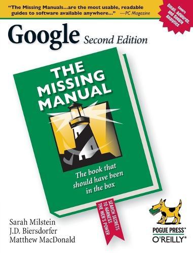 Google: The Missing Manual, 2nd Edition