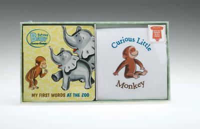 Curious Baby My First Words at the Zoo Gift Set (Curious George Book & T-shirt)