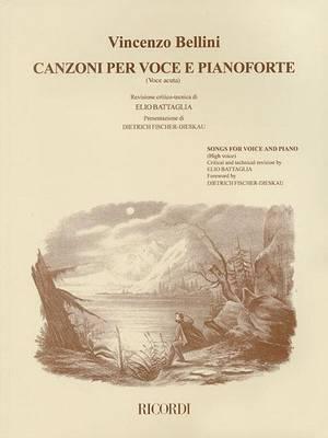 Canzoni per voce e pianoforte: Revisione Di E. Battaglia