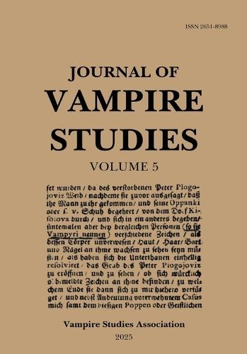 Journal of Vampire Studies: Vol. 5 (2025)