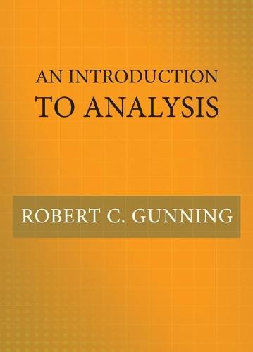 An Introduction to Analysis
