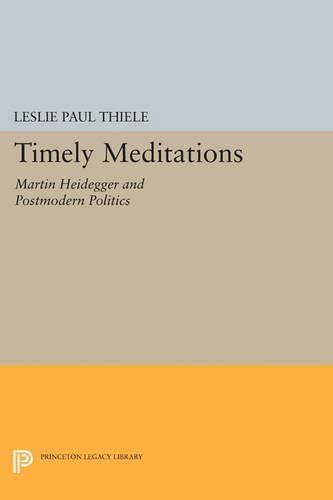 Timely Meditations: Martin Heidegger and Postmodern Politics