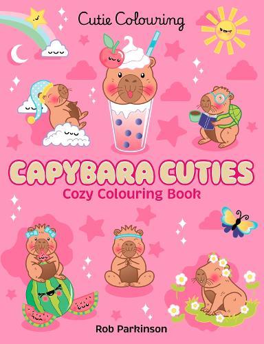 Capybara Cuties: Colouring Book