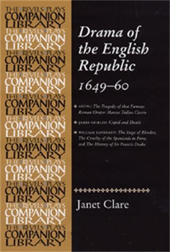 Drama of the English Republic, 1649–1660: Plays and Entertainments