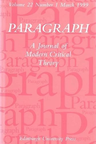 New British Hispanisms: Paragraph Volume 22, Issue 1