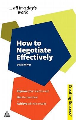 How to Negotiate Effectively