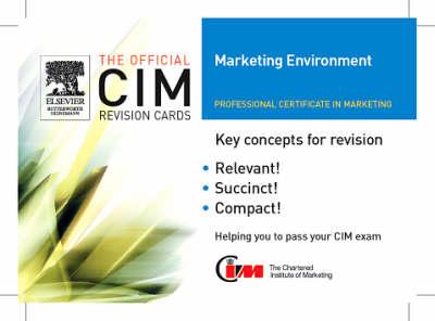 CIM Revision card: Marketing Environment 05/06