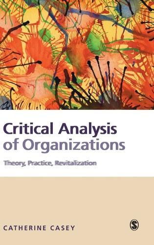 Critical Analysis of Organizations: Theory, Practice, Revitalization