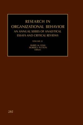 Research in Organizational Behavior