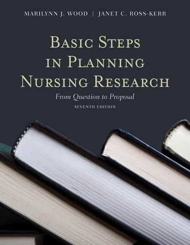 Basic Steps in Planning Nursing Research: from Question to Proposal: From Question to Proposal