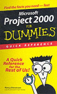 Microsoft Project 2000 For Dummies Quick Reference