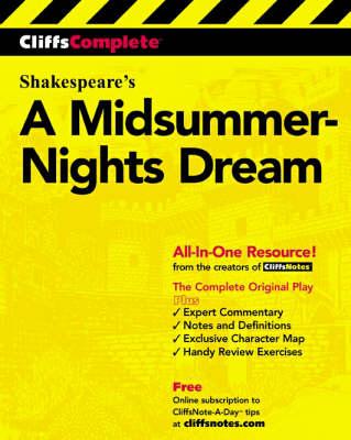 CliffsComplete Shakespeare's A Midsummer Night's Dream
