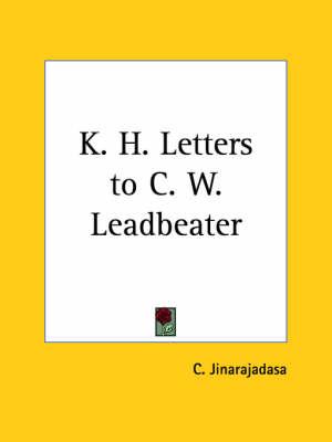K.H. Letters to C. W. Leadbeater (1941)