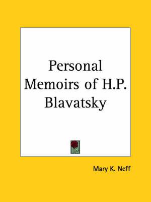 Personal Memoirs of H.P. Blavatsky (1937)