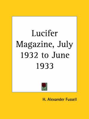 Lucifer Magazine IV (1932)