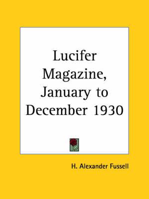 Lucifer Magazine I (1930)