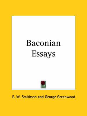 Baconian Essays (1922)