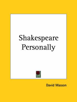 Shakespeare Personally (1914)