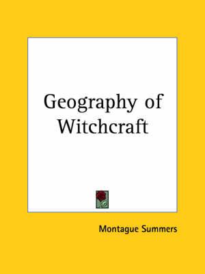 Geography of Witchcraft (1927)