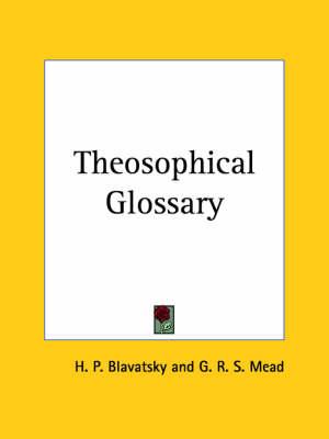 Theosophical Glossary (1918)