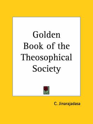 Golden Book of the Theosophical Society (1925)