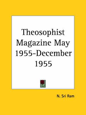 Theosophist Magazine (May 1955-December 1955)