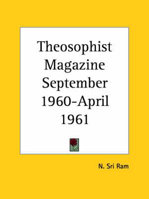 Theosophist Magazine (September 1960-April 1961)