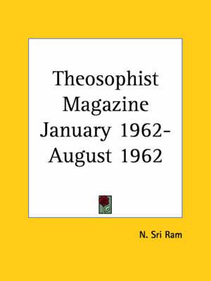 Theosophist Magazine (January 1962-August 1962)