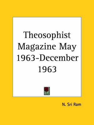 Theosophist Magazine (May 1963-December 1963)